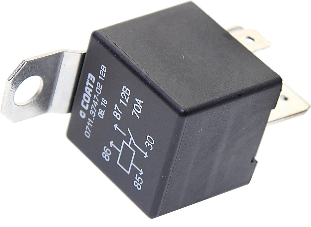 Реле стартера 4х конт. 0711.3747-02 ГАЗ, УАЗ (12V 70А)(ан.711.3777-04,461.3787-02) (СОАТЭ)